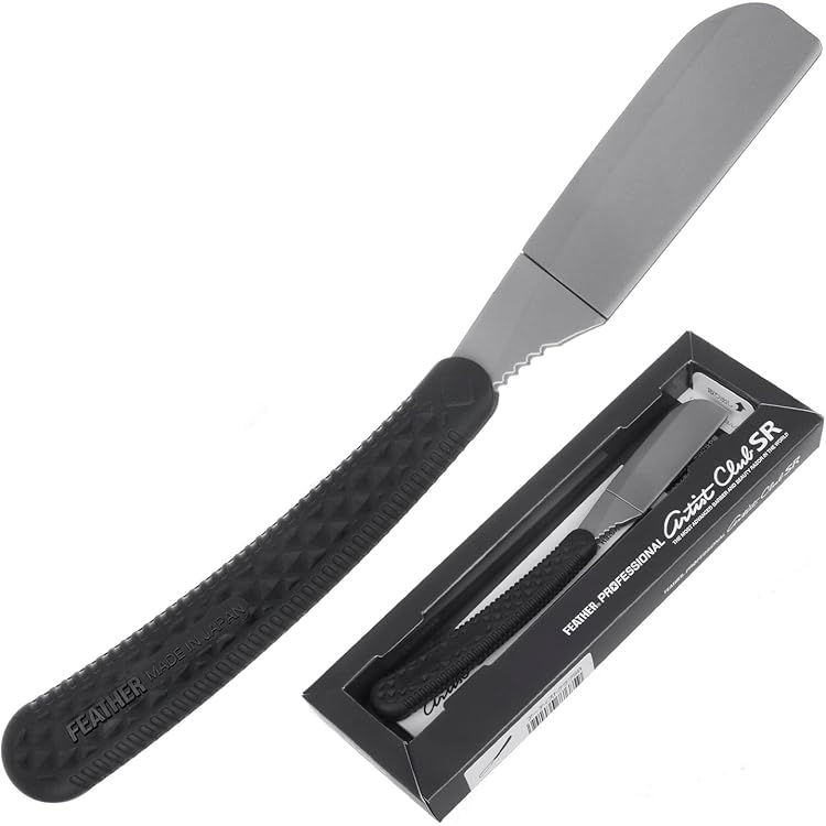 Amazon.co.jp: フェザー アーティストクラブ SR 日本剃刃 ブルー